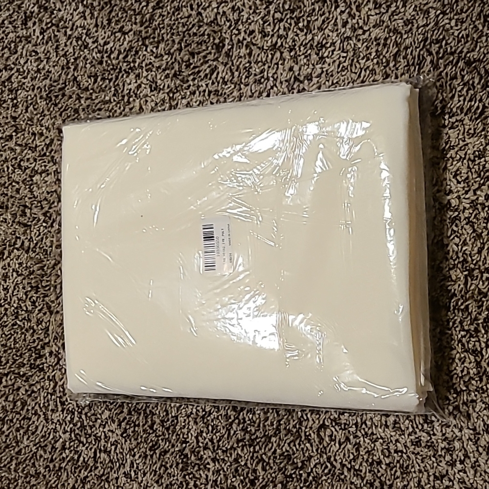 Ivory Polyester Rectangle Tablecloth